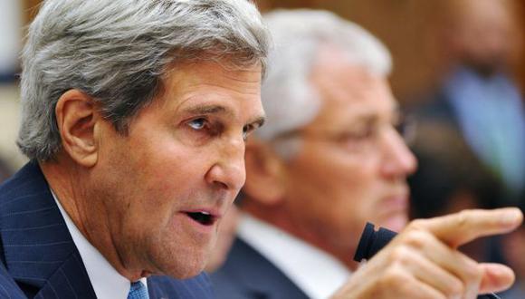 John Kerry durante su presentación en el Congreso de EEUU. (AFP)