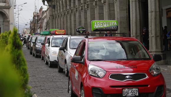 Arequipa: Taxista amenazan con ola de protestas si municipalidad provincial de Arequipa no les permite trabajar. (foto referencial)