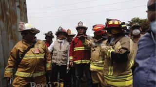 'Tenemos que ver cómo atendemos a las personas', señaló el presidente Vizcarra sobre el incendio en Trapiche