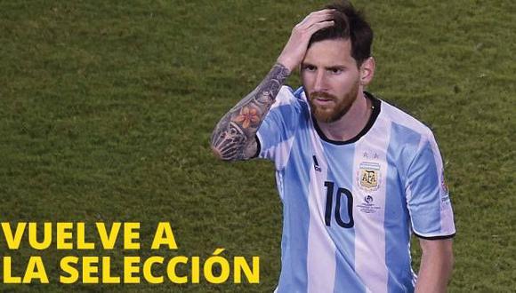 Lionel Messi anunció que dejaría la selección luego de perder la Copa América Centenario.