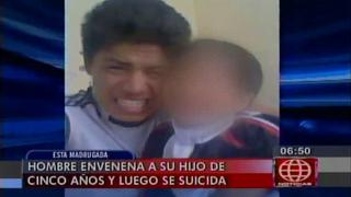 Santa Anita: Padre envenenó a hijo de cinco años y luego se suicida