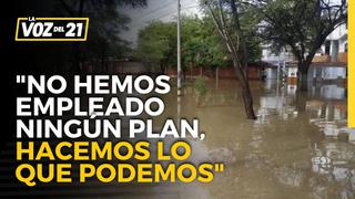 Gobernador de Piura sobre inundaciones: “No hemos empleado ningún plan, hacemos lo que podemos”