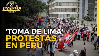 ‘Toma de Lima’: Asi se desarrollan las protestas en Perú