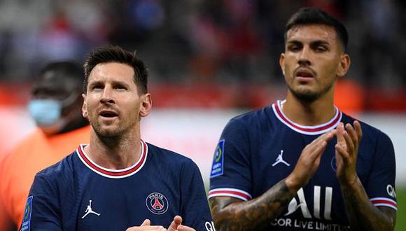 Lionel Messi de despidió de Leandro Paredes con emotivo mensaje tras su fichaje por Juventus. (Foto: AFP)