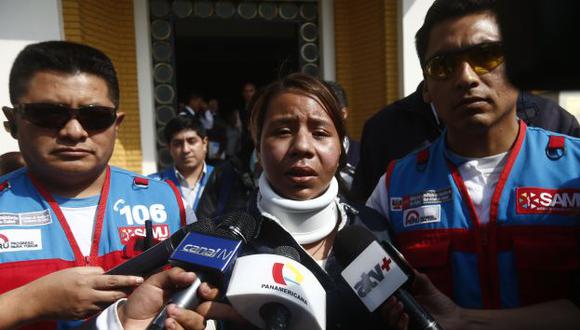 Protegida. Rumiche se quedará en Lima hasta que la Policía logre capturar a Carlos Feijoo. (USI)