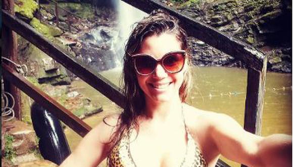Alexandra Hörler durante su visita a Tarapoto. (Instagram/@alexandrahorler)