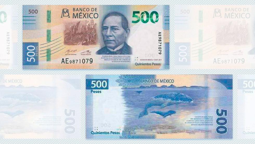 México estrena nuevo billete de 500 pesos con Benito Juárez de protagonista. (Banxico)