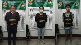 Trujillo: Dos hombres y una mujer son detenidos acusados de extorsionar a comerciante