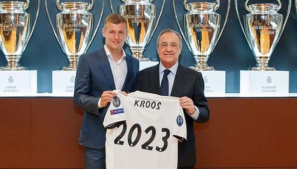 Toni Kroos fichó por Real Madrid en julio del 2014, procedente de Bayern Múnich. (Foto: Real Madrid)