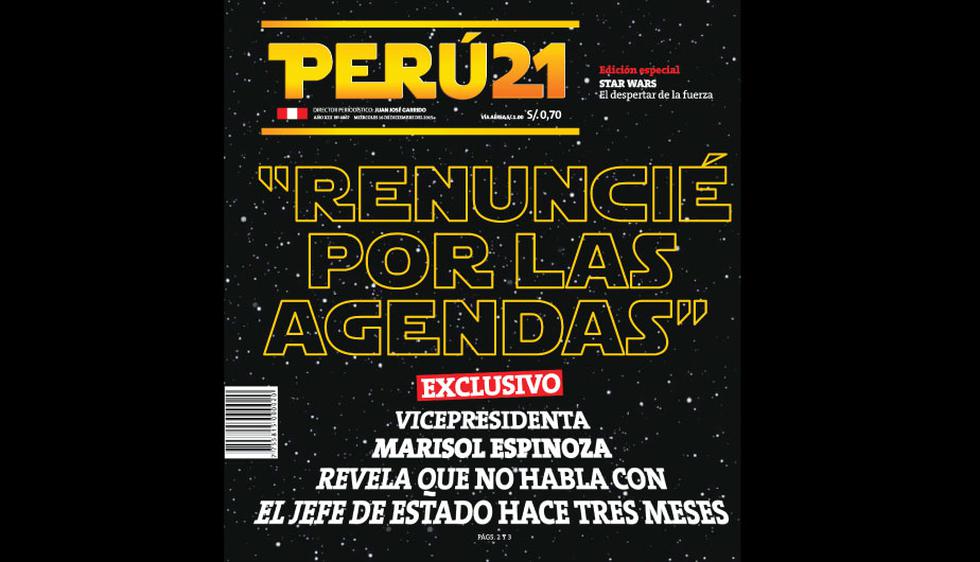 Las mejores portadas del 2015 de Perú21