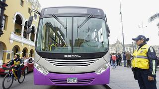 Municipalidad de Lima presenta buses del corredor San Juan de Lurigancho-Rímac