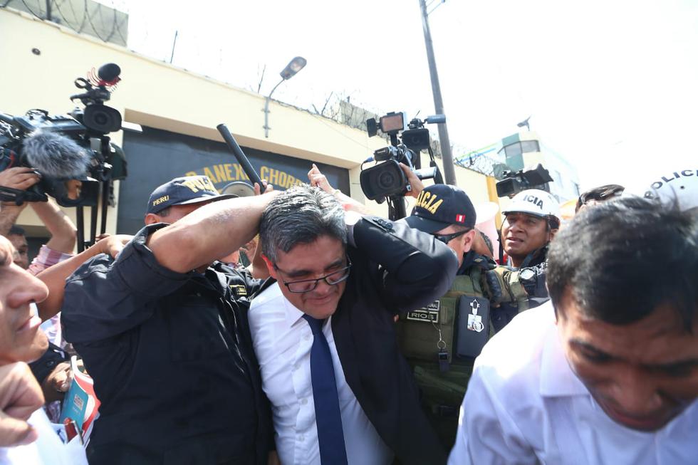 Simpatizantes de Keiko Fujimori agredieron al fiscal José Domingo Pérez. (Alessandro Currarino/GEC)