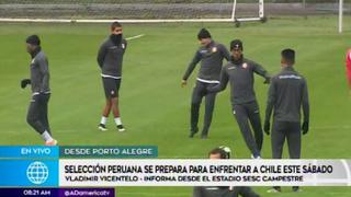 Selección peruana trabajó en Porto Alegre a 8 grados [VIDEO]