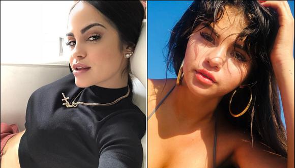 La cantante urbana compartió un TBT y fue comparada con Selena Gomez. (Foto: Composición/Instagram)