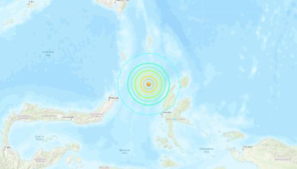 Terremoto magnitud 7,0 sacude Indonesia. (Foto: USGS).