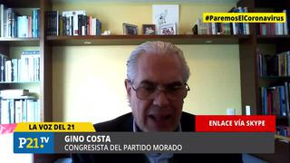 Gino Costa: Inscripción de partidos se cancelará si cometen infracciones muy graves