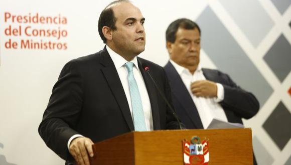 ACCIONES. Premier explica alcances de medidas anticorrupción. (Roberto Cáceres/Perú21)