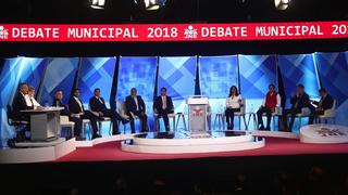 Candidatos a la Alcaldía de Lima participan en el primer debate sin Renzo Reggiardo