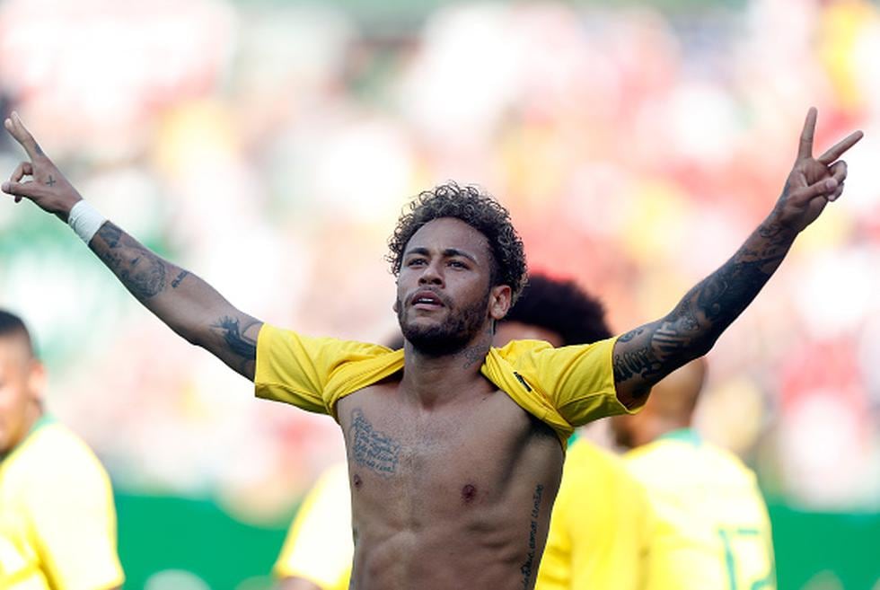 Gabriel Jesús, Neymar y Coutinho sellaron la goleada de Brasil sobre Austria. (GETTY IMAGES)