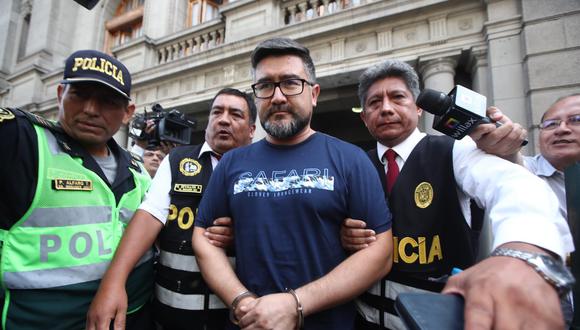 Exministro Geiner Alvarado cumple 36 meses de prisión preventiva. (GEC)