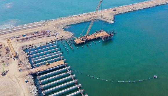La construcción del Puerto de Chancay terminaría en noviembre.