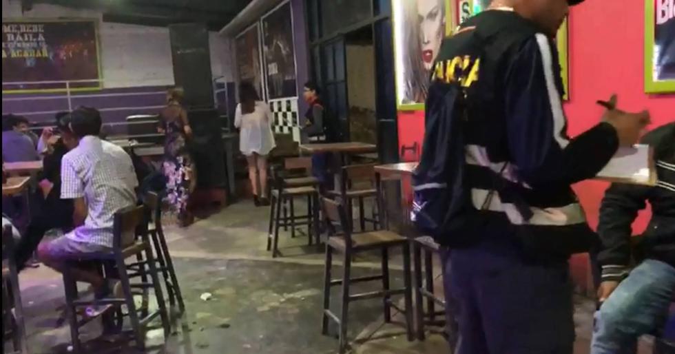 La Policía intervino siete bares en la provincia de Paita esta madrugada.
