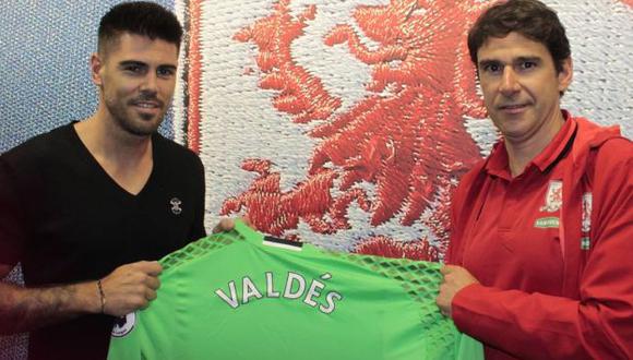 Víctor Valdés fichó por dos próximas temporadas por el Middlesbrough. (Facebook Middlesbrough FC)