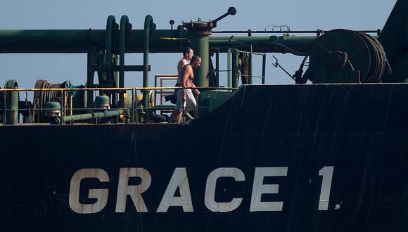 Un tribunal de Gibraltar liberó al petrolero iraní 'Grace 1', pero la justicia de Estados Unidos ordenó su captura. (Foto: AFP)