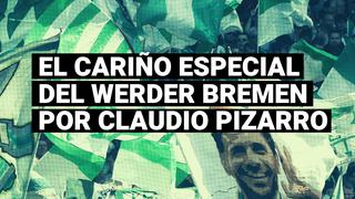 Alemania: Ídolo total, Claudio Pizarro recibió el cariño y respeto de los hinchas del Werder Bremen