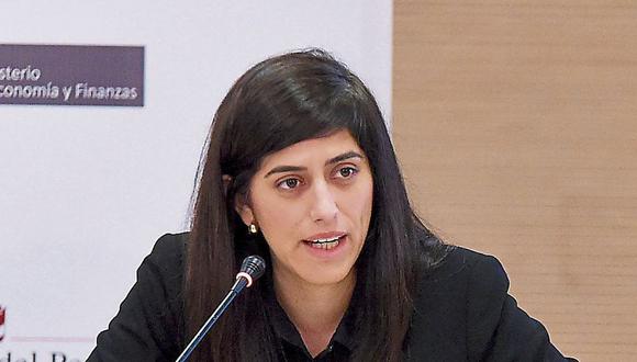 María Antonieta Alva, ministra de Economía y Finanzas. (Foto: GEC)