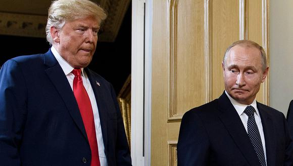 Donald Trump dijo que podría invitar a Vladimir Putin a la cumbre G7 de 2020, pero duda que el presidente ruso acepte. (Foto: AFP)