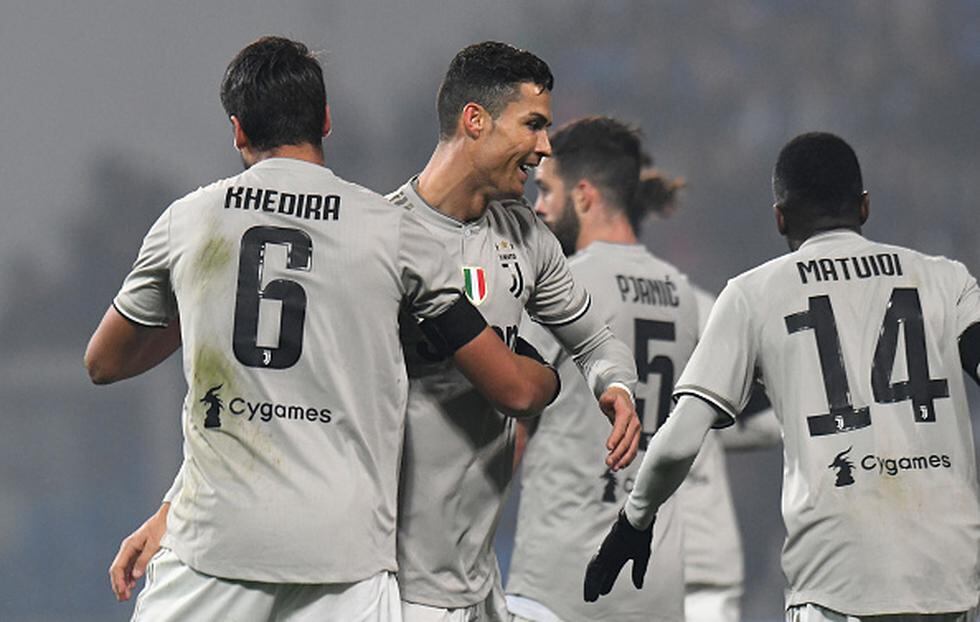 Con gol de Cristiano Ronaldo, Juventus goleó 3-0 al Sassuolo por la Serie A. (Getty)