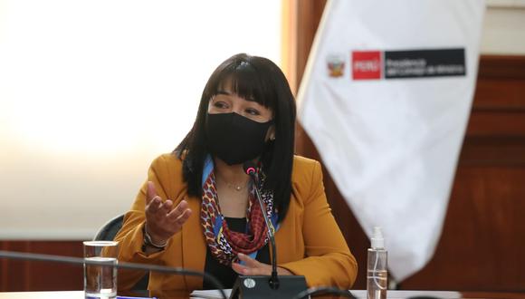 Presidenta del Consejo de Ministros, Mirtha Vásquez, ofrecerá su segunda conferencia de prensa. (Foto: PCM)