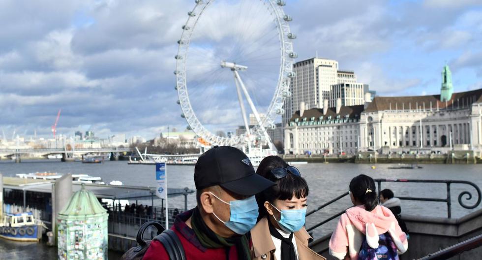 En el Reino Unido se han dado hasta la fecha dos casos de positivo por coronavirus en dos personas pertenecientes a la misma familia, que al parecer habían estado recientemente en China. (AFP).