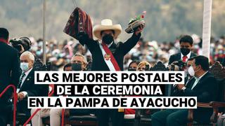 Estas son las mejores postales de la ceremonia simbólica en la pampa de Ayacucho