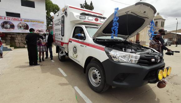Cusco: entregan ambulancia equipada para asistir a pobladores del distrito de Chamaca (Foto referencia).