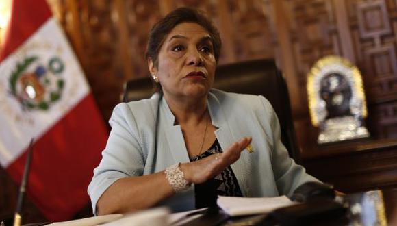 Luz Salgado se pronunció sobre la desconfianza ciudadana hacia el Congreso. (Renzo Salazar/Perú21)