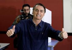 Bolsonaro queda a un paso de la Presidencia de Brasil y va a una segunda vuelta con Haddad