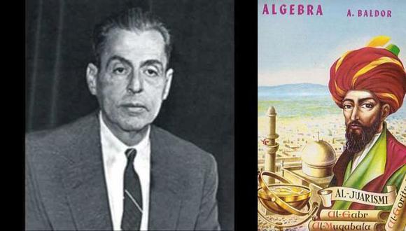 El personaje que aparece en la portada del libro 'Álgebra de Baldor' no es Baldor. (Composición)