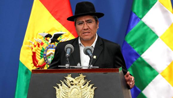 “Lo que se tiene que demostrar en esta auditoría es sí hubo fraude o no hubo fraude”, dijo el canciller de Bolivia, Diego Pary. (Foto: EFE)