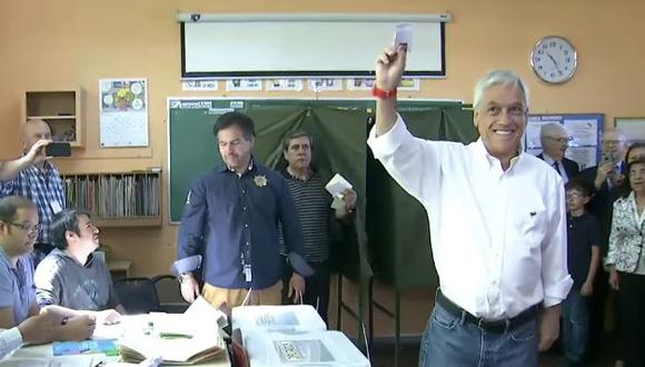 Sebastián Piñera: "Hemos ganado en todas las regiones de Chile y en 300 de las 365 comunas". (YouTube/24horas.cl)