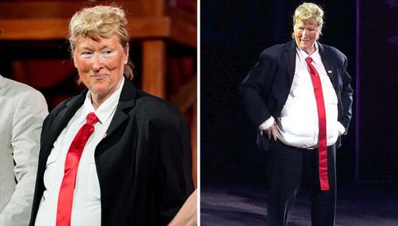 Meryl Streep parodió al polémico candidato Donald Trump. (USI)