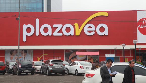 Supermercados Peruanos informó que un trabajador de Plaza Vea, situado en la avenida Caminos del Inca del distrito de Surco, dio positivo al coronavirus. (Foto GEC)