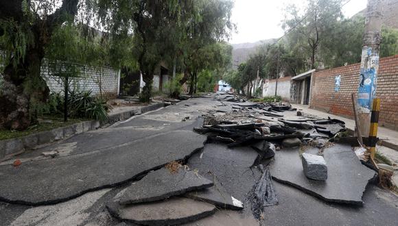 Desastre en Chaclacayo. (Foto: Andina)
