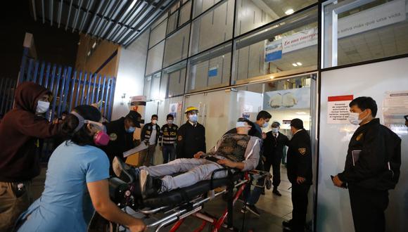 Heridos llegaron al hospital Almenara y otros.