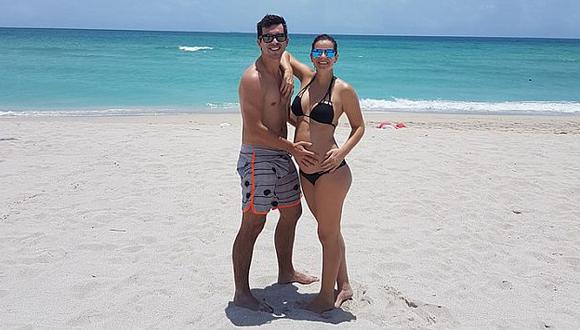 Jesús Alzamora confirmó que tendrá un hijo con la modelo María Paz Gonzales-Vigil. (Facebook)