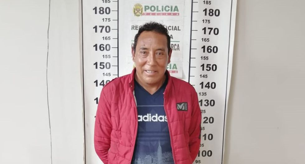 Cajamarca. Segundo Tapia era buscado por la Interpol acusado de violar a una niña en Ecuador. (PNP)