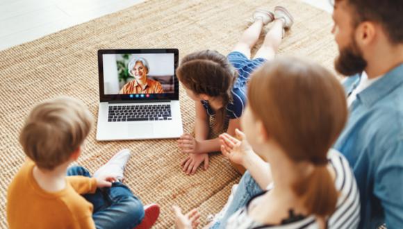 Las reuniones familiares virtuales son la mejor opción durante la pandemia. (Foto archivo referencial GEC)