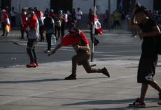 Toma de Lima: manifestantes y policías se enfrentan en plaza Bolognesi 
