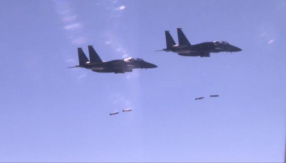 Estados Unidos envió bombarderos para sobrevolar Corea del Norte en una "demostración de fuerza". (AFP)